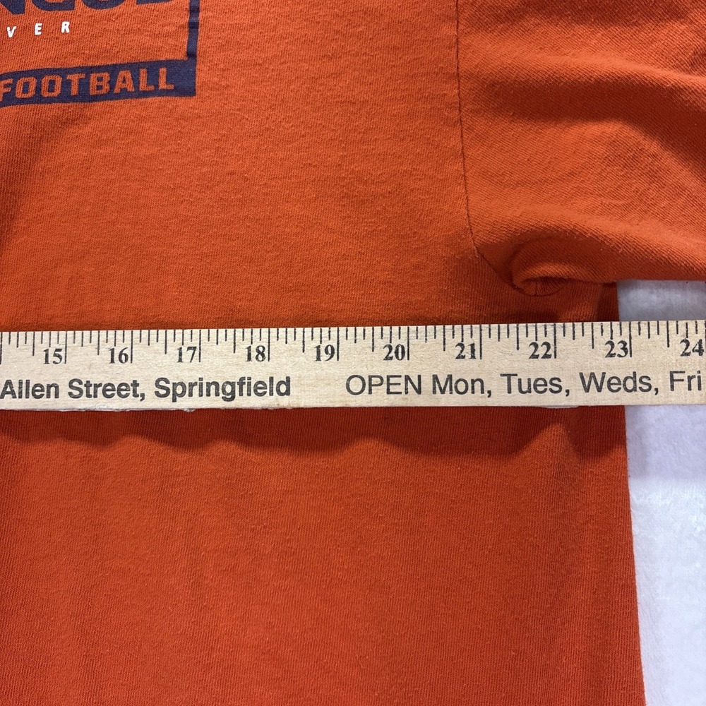 Denver Broncos Football T Shirt Orange NFL Team Apparel Size XL - Picture 5 of 10